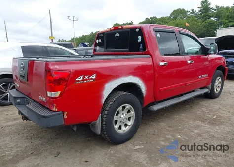 2005 Nissan Titan Se из США, поврежденный, VIN 1N6AA07B45N504714